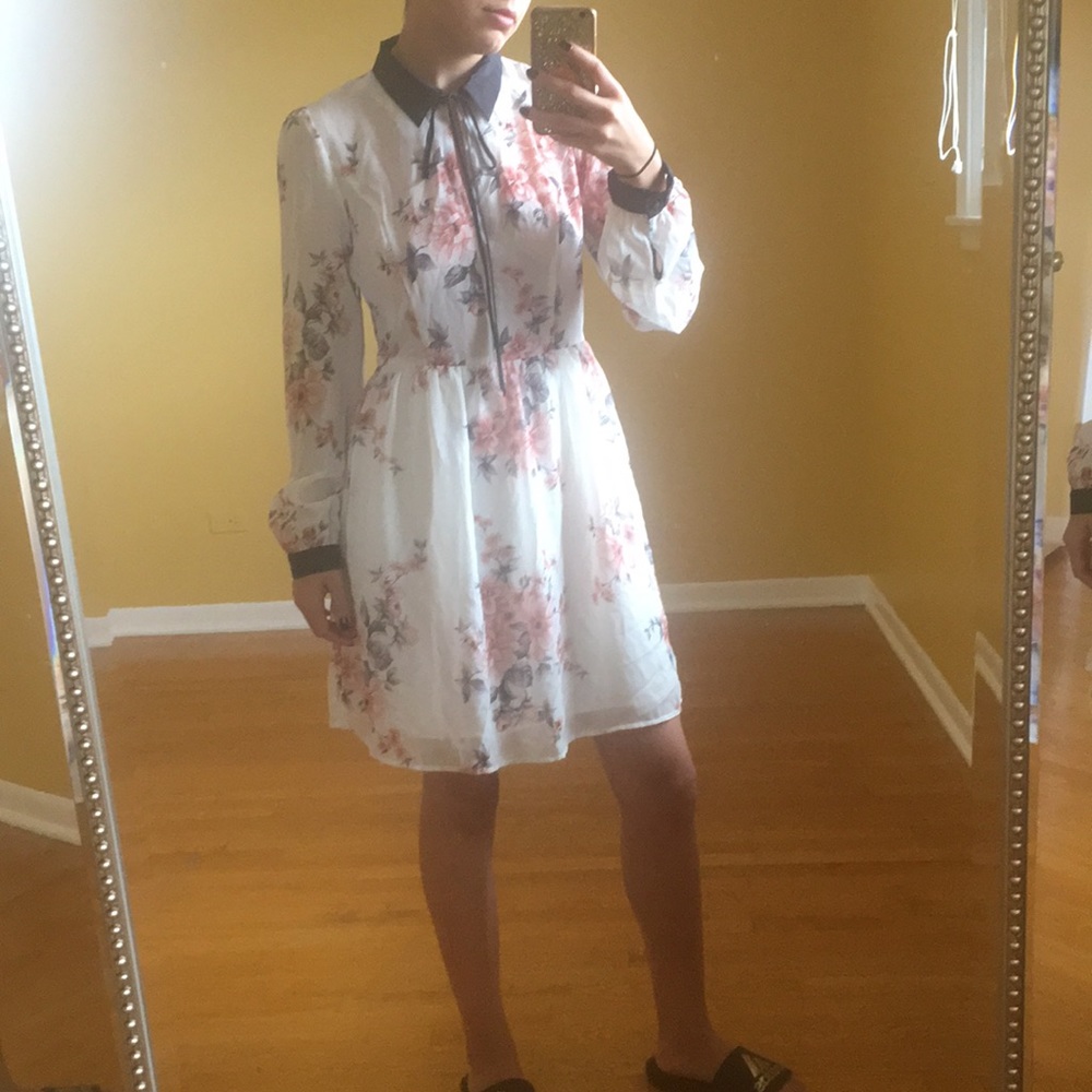 Floral cream dress from Forever 21
